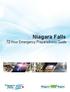 Niagara Falls. 72 Hour Emergency Preparedness Guide