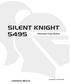 SILENT KNIGHT Installation Manual. Distributed Power Module. Part Number G, 08/03