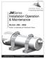JMSeries Installation Operation & Maintenance
