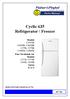 Cyclic 635 Refrigerator / Freezer