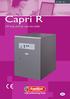Capri R CH only, oil-fired, cast iron boiler