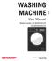 WASHING MACHINE. User Manual. Model Number: ES-GFC8144I3-EN ES-GFC8144W3-EN. Customer Support Helpline