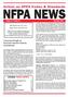 INSIDE NFPA NEWS. We thank you for your dedication and service. Comments Sought on Proposed Tentative Interim Amendments