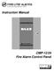 Instruction Manual. CMP-12/24 Fire Alarm Control Panel. 12 Clintonville Road, Northford, CT DOCUMENT /11/96 REV: D1
