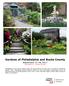 Gardens of Philadelphia and Bucks County