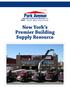 YOUR MBE SUPPLIER. New York s Premier Building Supply Resource