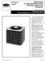 Product Data. 38EYA (60Hz) 12 SEER Split-System Cube Heat Pump with Puron Refrigerant FEATURING PURON THE ENVIRONMENTALLY SOUND REFRIGERANT