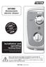 INTIMO thermostatic electric shower