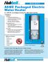 ASME Packaged Electric Water Heater