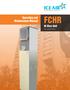 FCHR. Operating and Maintenance Manual. Hi Rise Unit. Fan Coil Unit (FCU)