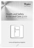 Health and Safety & Use and Care guide