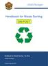 Handbook for Waste Sorting ON-POST