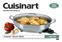 Cuisinart Electric Skillet CSK-150 INSTRUCTION BOOKLET. Recipe Booklet. Reverse Side
