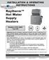 Raytherm Hot Water Supply Heaters
