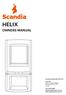 HELIX OWNERS MANUAL. Scandia Heating (Aust) Pty Ltd