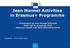 Jean Monnet Activities in Erasmus+ Programme