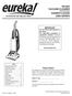 Upright VACUUM CLEANER Household Type OWNER S GUIDE 2900 SERIES