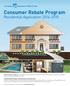 Consumer Rebate Program