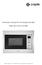 Instruction manual for microwave and grill