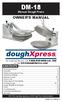 DM-18 Manual Dough Press