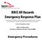 BRCC All Hazards Emergency Response Plan