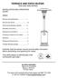TERRACE AND PATIO HEATER HLB-2400/ 2650 SERIES