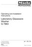 Laboratory Glassware Washer G 7883