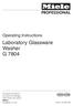 Laboratory Glassware Washer G 7804