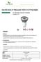 Specification of Dimmable MR16 LED Spotlight