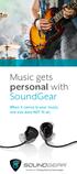 Music gets personal with SoundGear