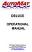DELUXE OPERATIONAL MANUAL