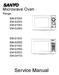 Microwave Oven Range: EM-G2553 EM-S1063 EM-G2063 EM-S1553 EM-S1563 EM-G2563 EM-S3553 EM-G4753. Service Manual