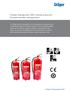 Powder Extinguisher ABC (stored pressure) Portable powder extinguishers
