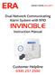 SMART HOME SECURITY. Dual Network Communicating Alarm System with RFID INVINCIBLE. Instruction Manual. Customer Helpline