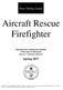 Aircraft Rescue Firefighter
