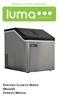 Because you re not like everyone else. PORTABLE CLEAR ICE MAKER IM200SS OWNER S MANUAL