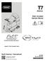 *331040* (Battery) Rider Scrubber Operator Manual. North America / International Rev. 05 ( ) The Safe Scrubbing Alternative