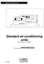 Standard air-conditioning units Manual version: /09/97