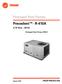 Packaged Heat Pumps. Precedent - R-410A Tons 60 Hz. Packaged Heat Pumps (WSC) PKGP-PRC013-EN. August 2009