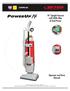 14 Upright Vacuum with HEPA Filter & Dual Power