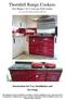 Thornhill Range Cookers. Eco Range 3 & 5 oven gas fired cooker