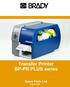 Transfer Printer BP-PR PLUS series. Spare Parts List Edition 7/06