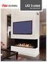 LX2 3-sided Linear Fireplace Series