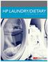 HP LAUNDRY/DIETARY. Chemicals and Systems