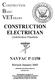 CONSTRUCTION. ELECTRICIAN Qualification Standards NAVFAC P Revised January 2003 APPROVED FOR PUBLIC RELEASE JANUARY 1997