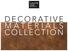 DECORATIVE MATERIALS COLLECTION