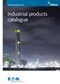 Safe & hazardous area. Industrial products catalogue