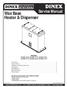 Wax Base Heater & Dispenser