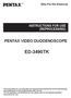 PENTAX VIDEO DUODENOSCOPE ED-3490TK