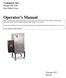 Cookshack, Inc. Model FEC100 Fast Eddy Oven. Version /1/10